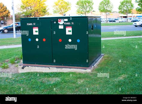 green boxes electrical|green electrical box in street.